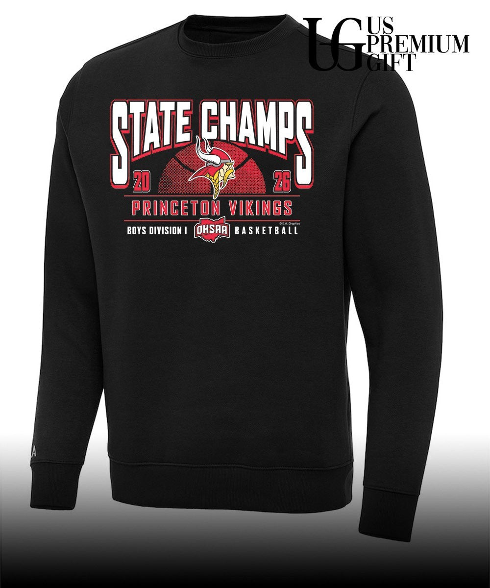 Princeton Vikings 2026 OHSAA Boys Basketball D1 State Champions shirt