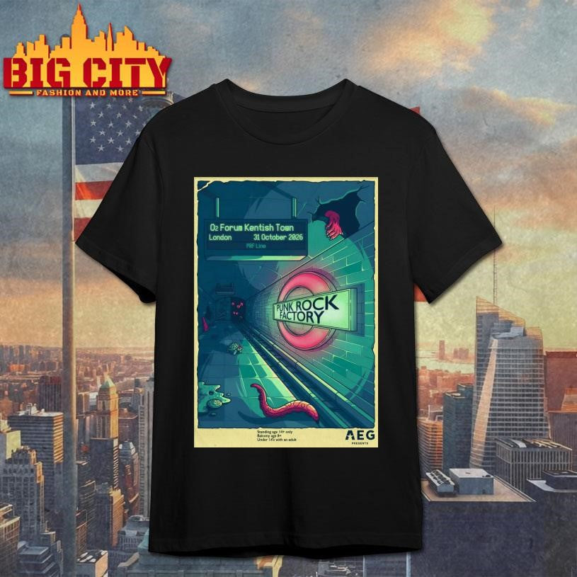 Punk Rock Factory Event London UK On Oct 31 2025 Poster Shirt