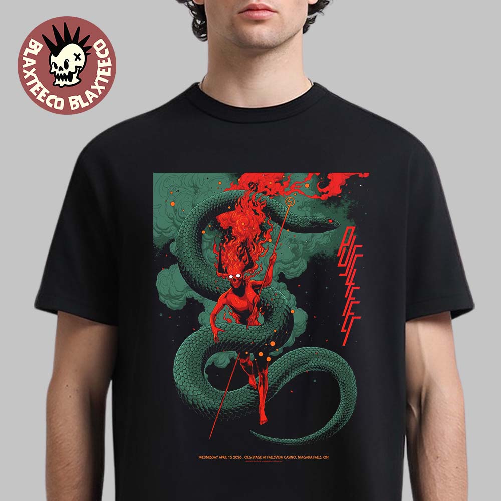 Puscifer Niagara Falls Ontario Canada 2026 Gig Poster At OLG Stage At Fallsview Casino On April 15 2026 T-Shirt
