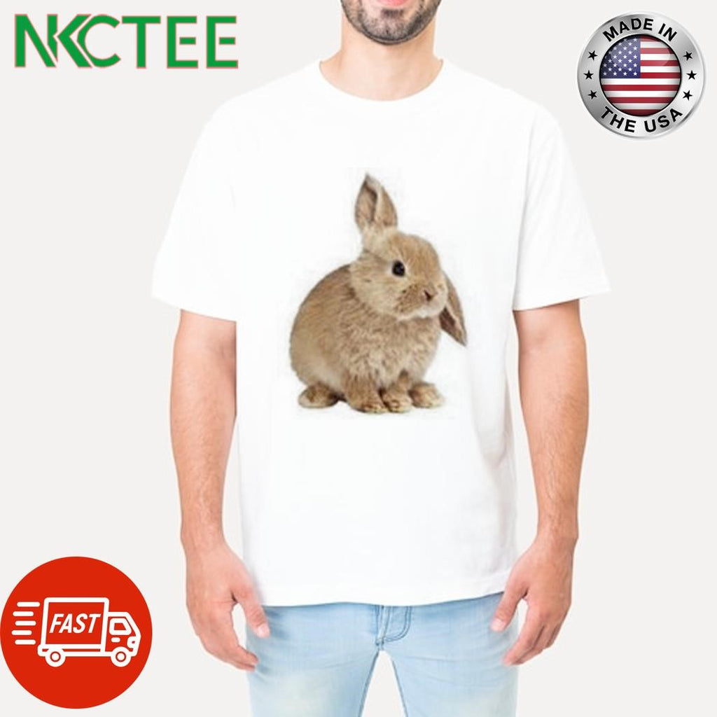 Rabbit photo shirt