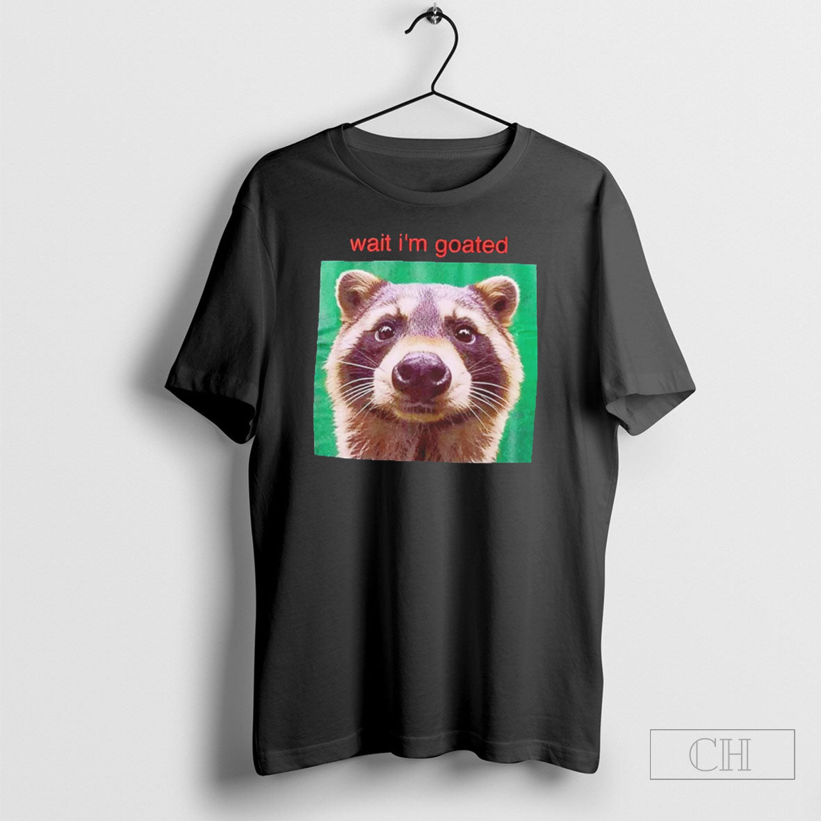 Raccoon Wait Im Goated Shirt Tee
