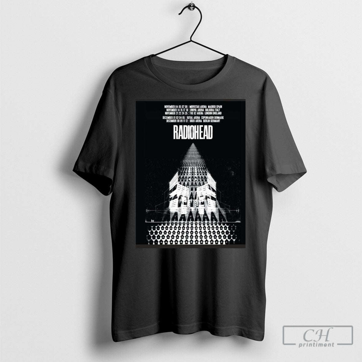 Radiohead Europe November December 2025 Shirt Tee
