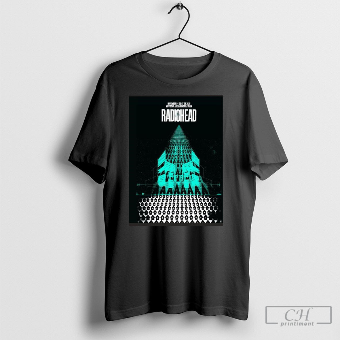 Radiohead Movistar Arena Madrid Spain November 2025 Shirt Tee