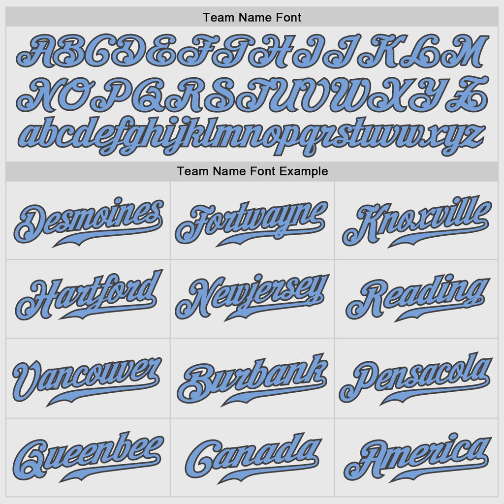 Custom White Light Blue Pinstripe Light Blue-Steel Gray Authentic Father's Day Raglan Sleeves Baseball Jersey