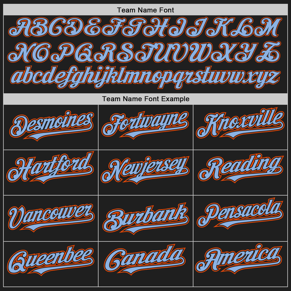 Custom Black Light Blue-Orange Authentic Raglan Sleeves Baseball Jersey