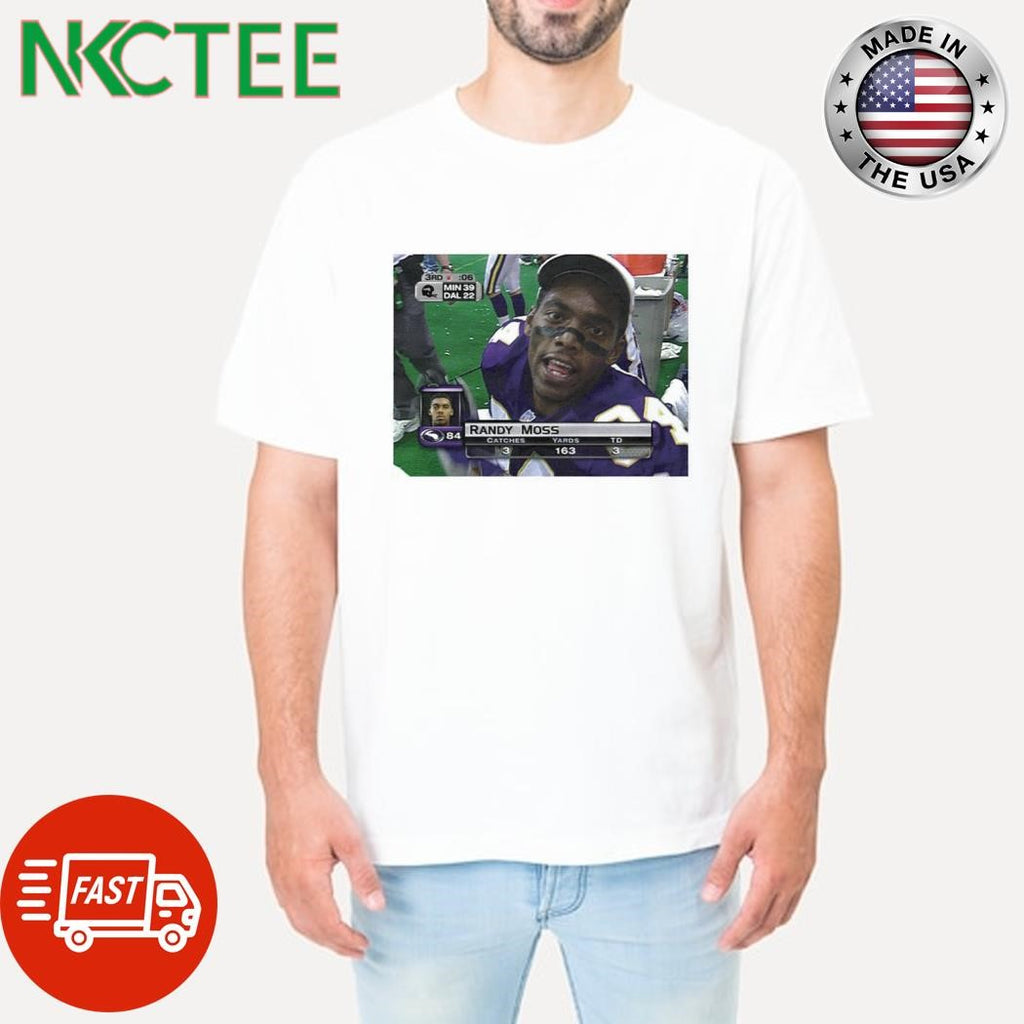 Randy Moss Minnesota Vikings Pay Homage photo shirt