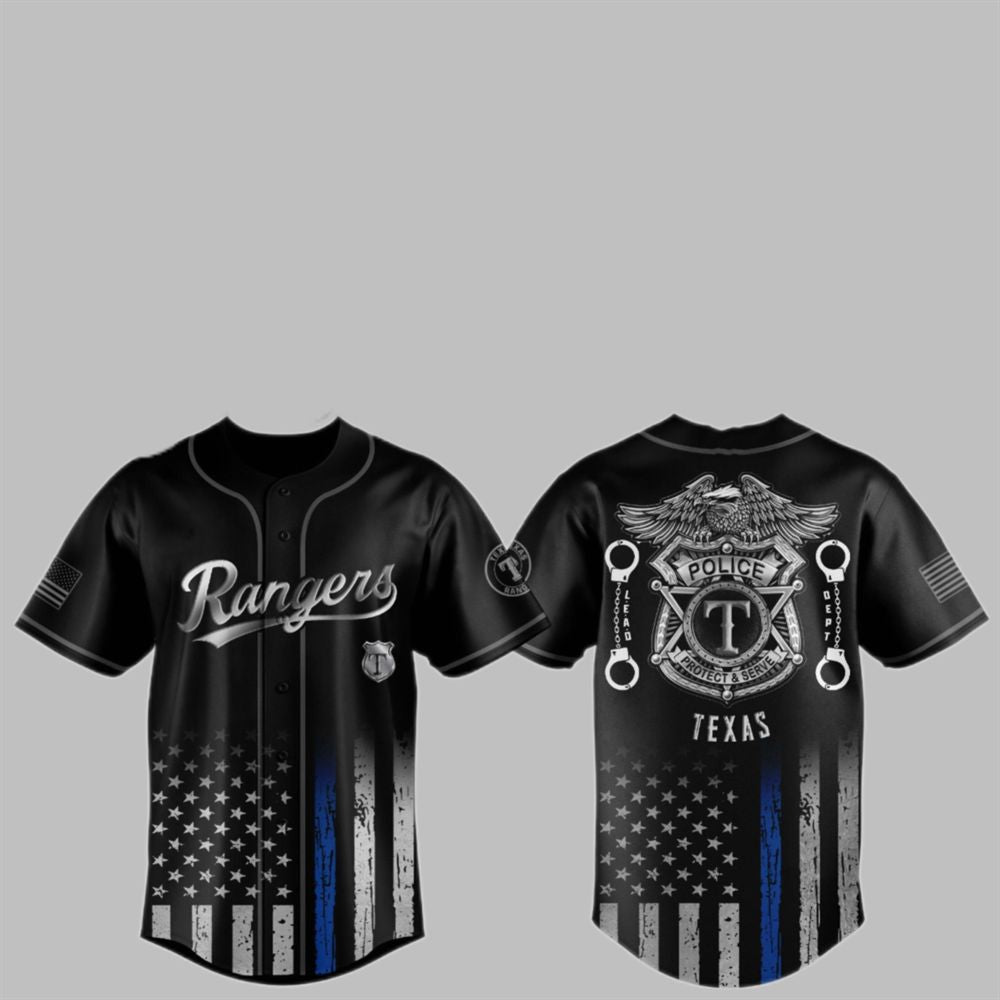Rangers Law Enforcement Night Jersey 2025 - Grishko.com