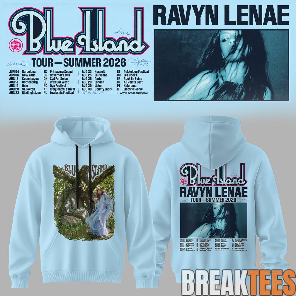 Ravyn Lenae “Blue Island” Tour 2026 Hoodie
