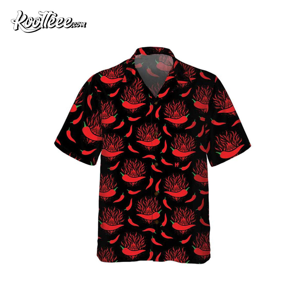 Red Hot Chilli Pepper Funny Hawaiian Shirt