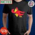 Red Raven mascot of Coffeyville Community College shirt