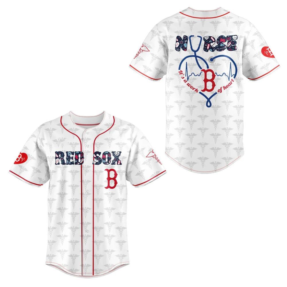 Red Sox Nurses Night Baseball Jersey 2025 - Grishko.com