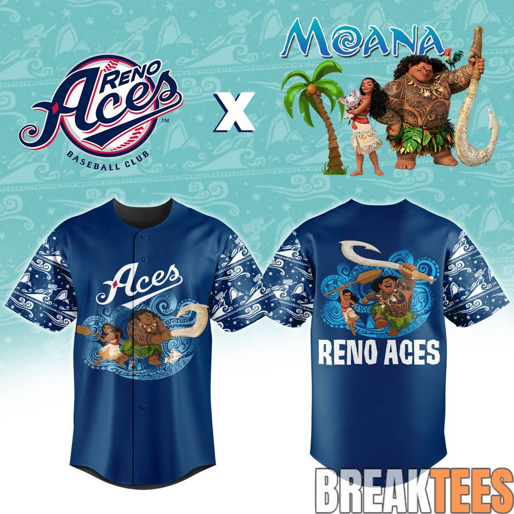 Reno Aces x Moana Night Special Baseball Jersey