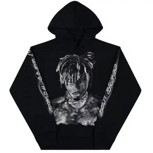 Revenge Juice Wrld 999 Graphite Portrait Hoodie, Trending Hoodie, Gift For Him, Gift For Her, Gift For Fans
