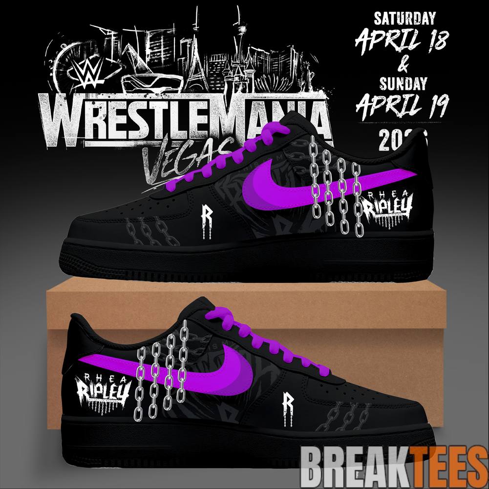 Rhea Ripley Brutality Mode Wrestlemania Air Force 1 Sneaker