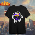 Ripped From The Chest Skull Deep Minnesota Vikings Till The Grave Shirt