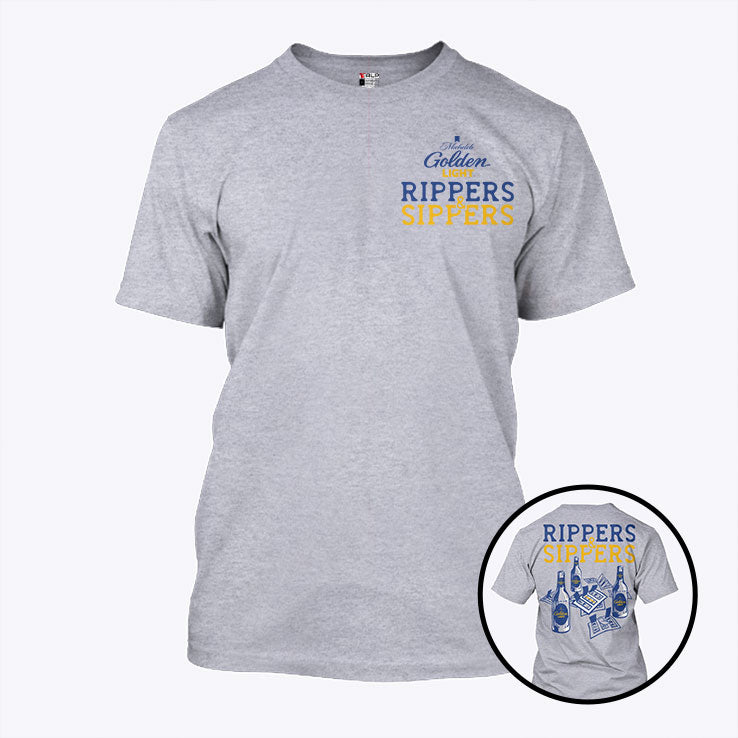 Rippers And Sippers Michelob Golden Light Beer T Shirt