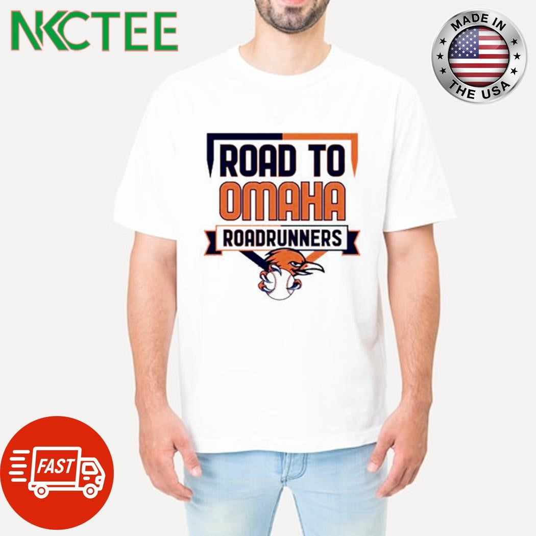 Road to omaha roadrunners baseball shirt