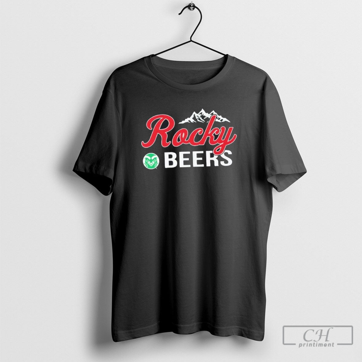 Rocky Beers Kelly Green Mountain Shirt Tee
