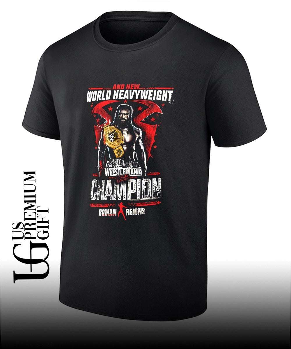 Roman Reigns World Heavyweight Championship WrestleMania 42 shirt