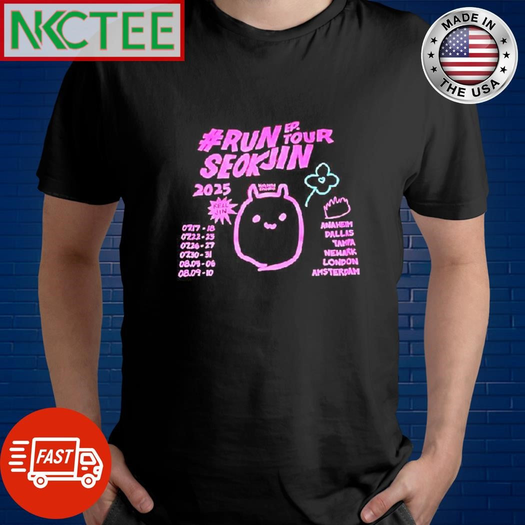 Run Seokjin ep tour 2025 shirt