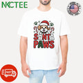 SANTA PAWS dog Christmas shirt