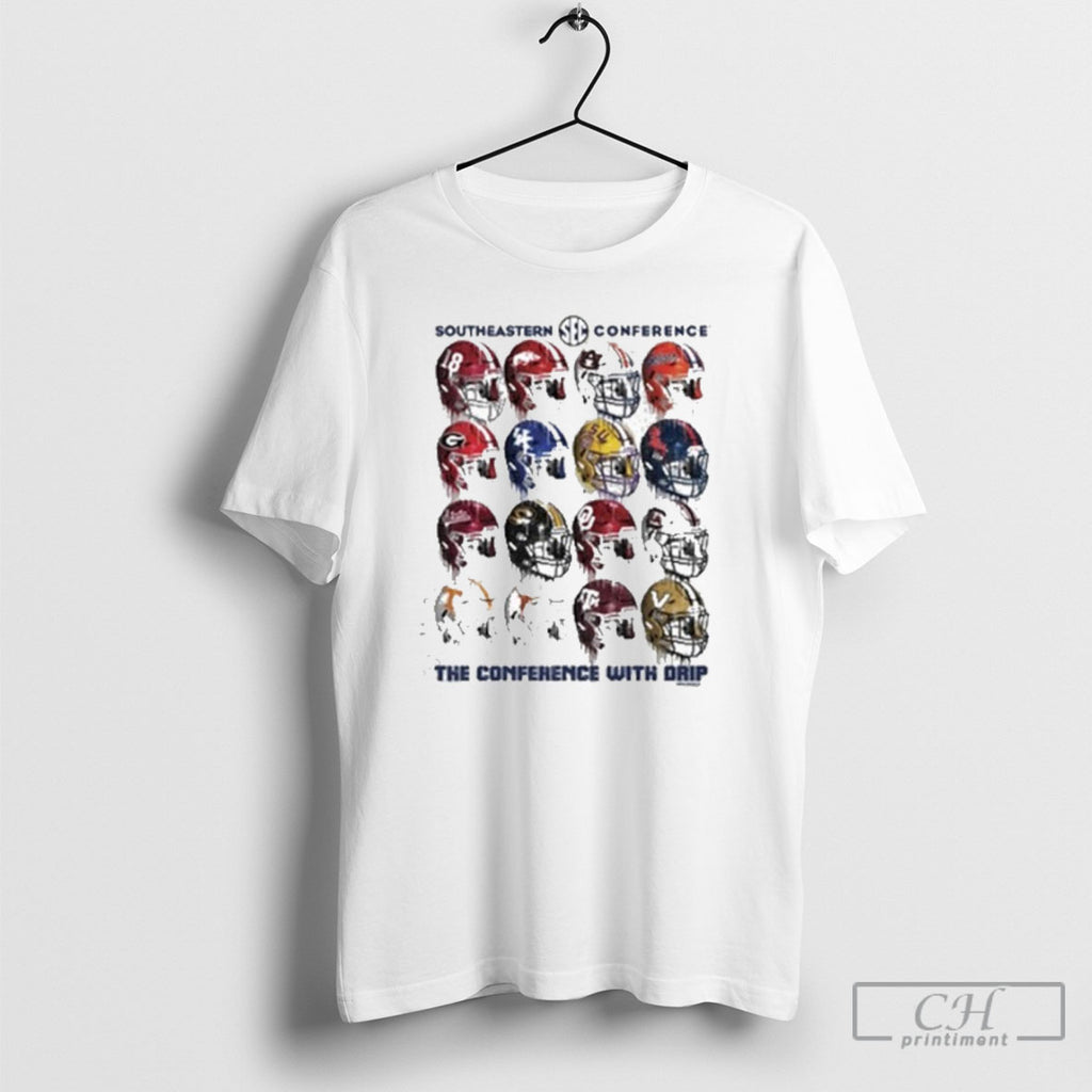 Sec Drippy Helmets 16 Team Character T Shirt Tee