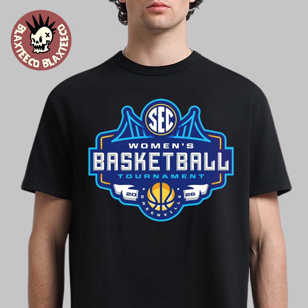 SEC Southeastern Conference Women’s Basketball Tournament 2026 Greenville Logo T-Shirt