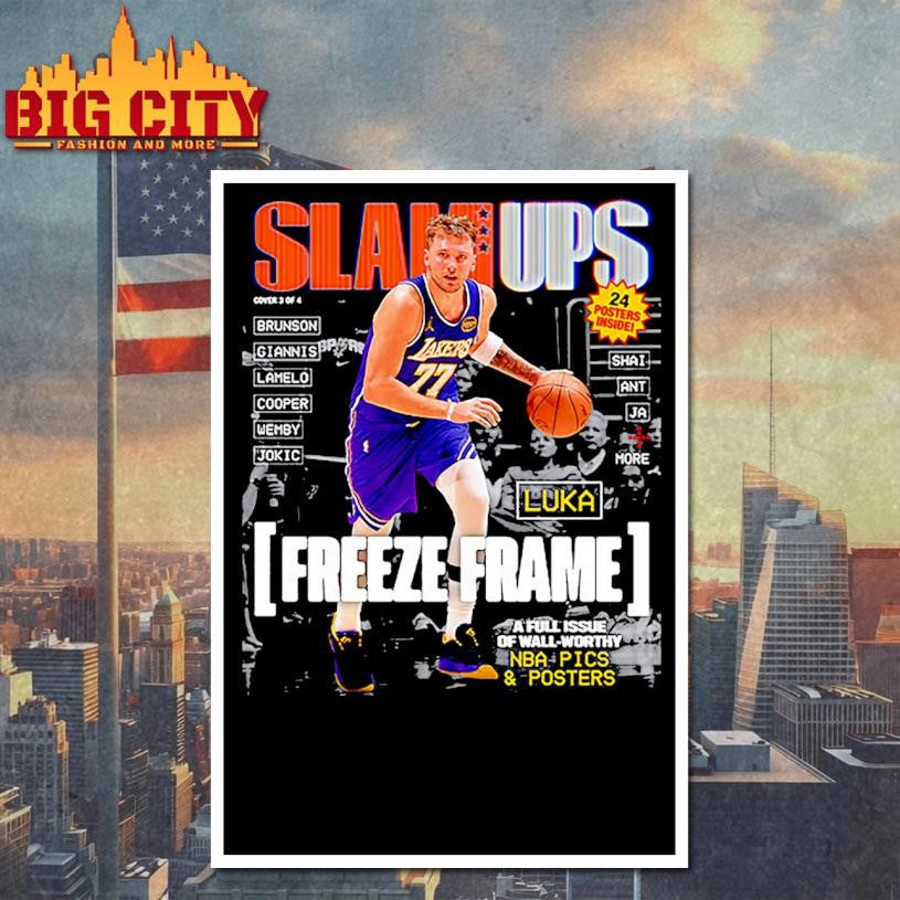 SLAM Ups Luka Doncic Freeze Frame A Full Issue Of Wall Worthy Shirt