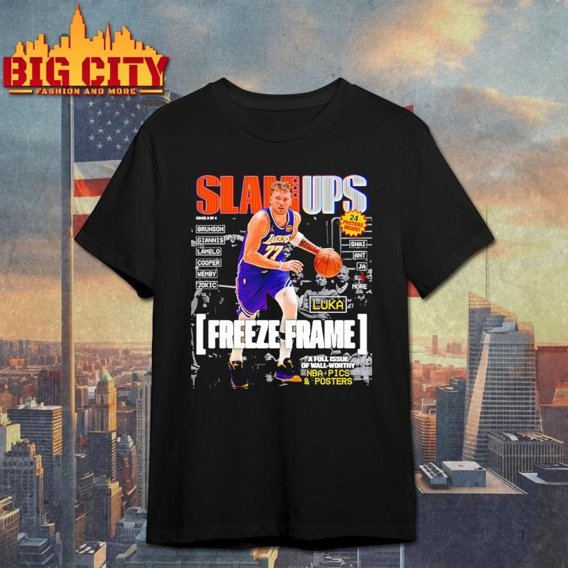 SLAM Ups Luka Doncic Freeze Frame A Full Issue Of Wall Worthy Shirt