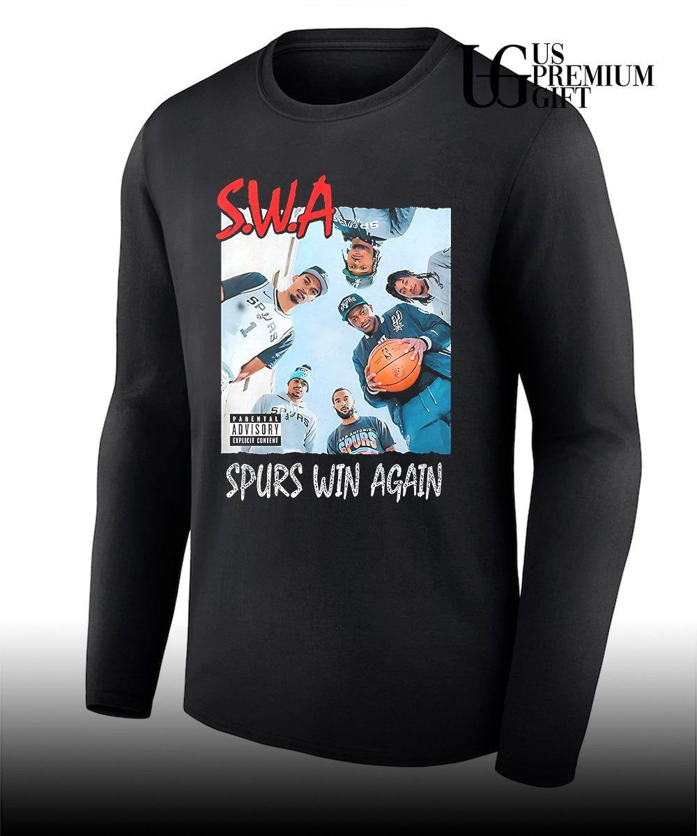 SWA Spurs Win Again San Antonio Spurs Straight Outta Compton shirt