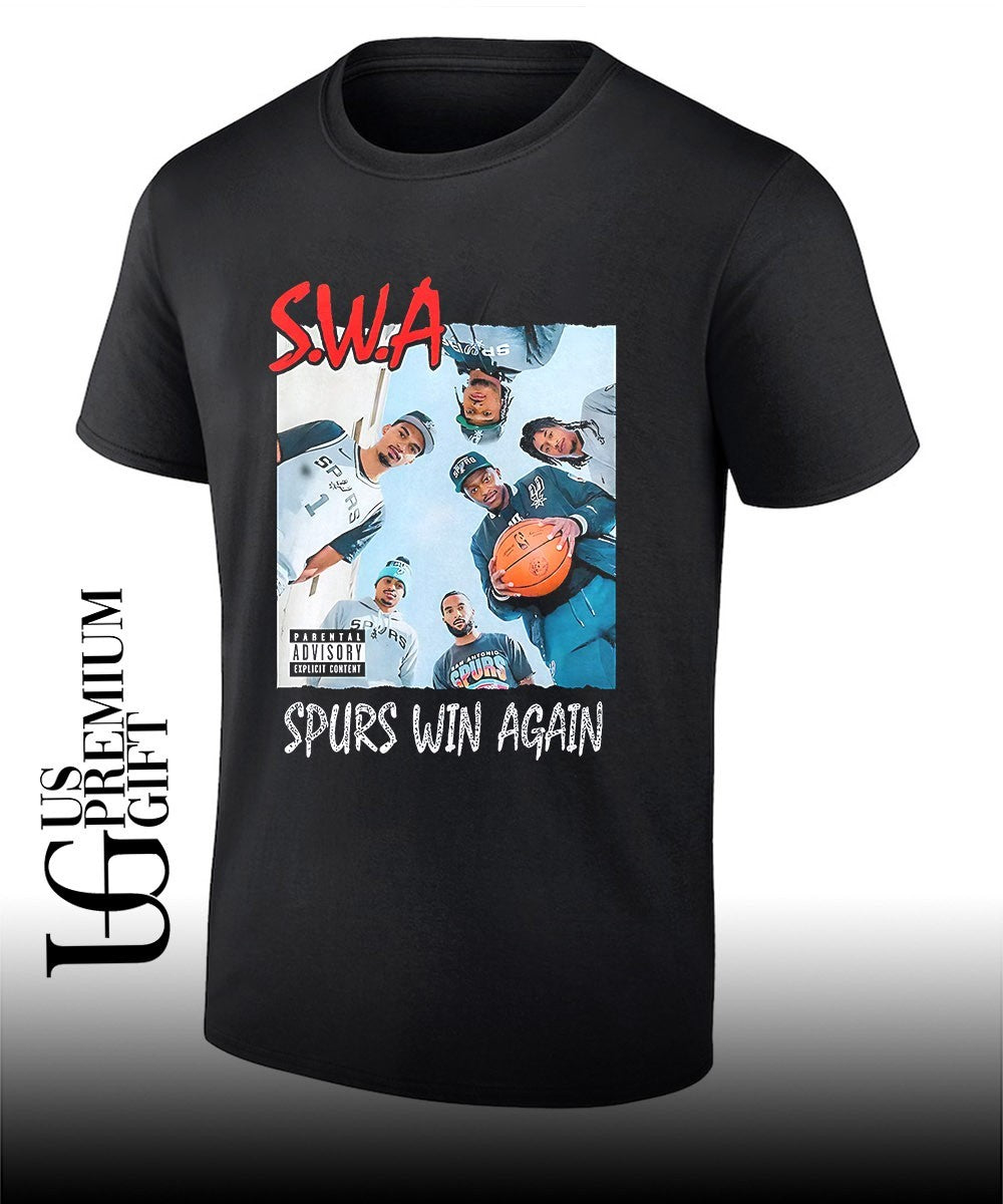 SWA Spurs Win Again San Antonio Spurs Straight Outta Compton shirt