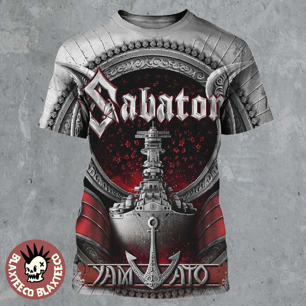 Sabaton New Single Yamato Art All Over Print Shirt