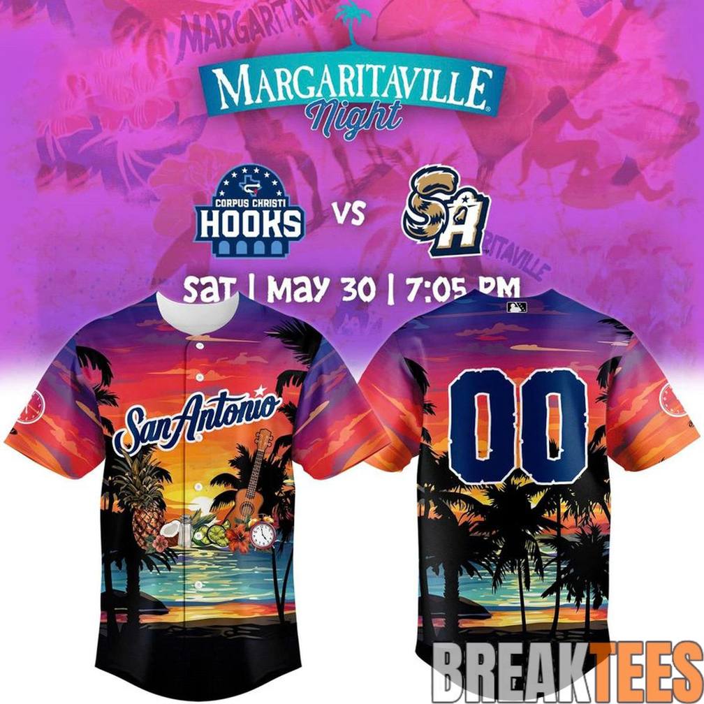 San Antonio Missions Margaritaville Night Custom Baseball Jersey