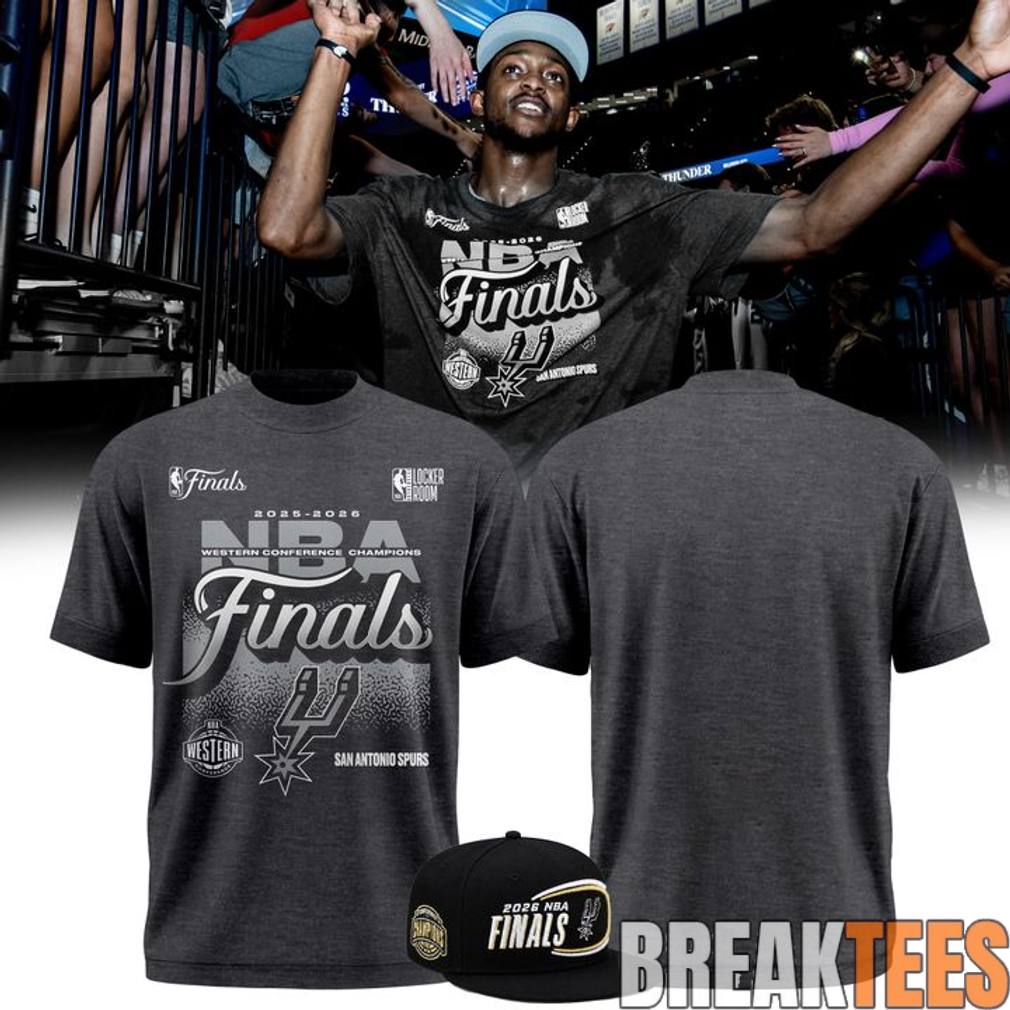 San Antonio Spurs 2026 Western Conference Finals Champions Shirt