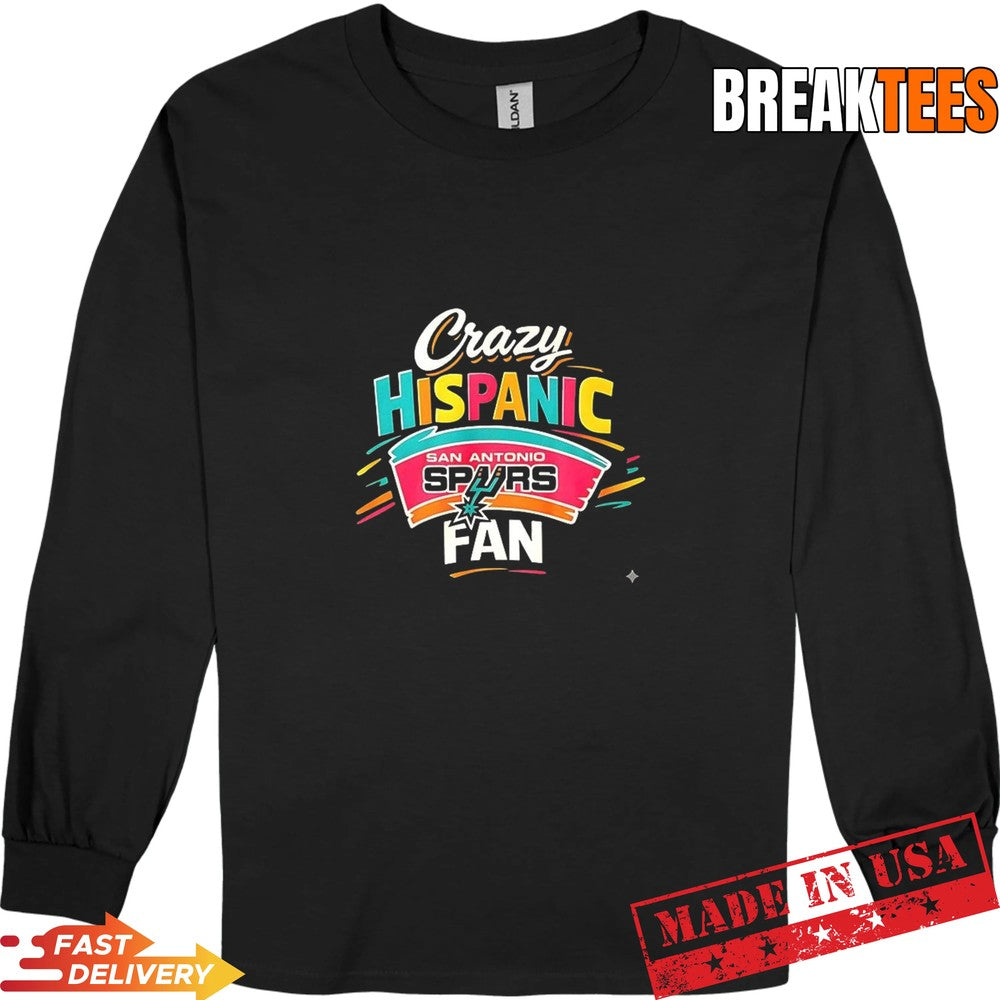 San Antonio Spurs NBA Playoffs 2026 crazy hispanic Spurs fan T-Shirt
