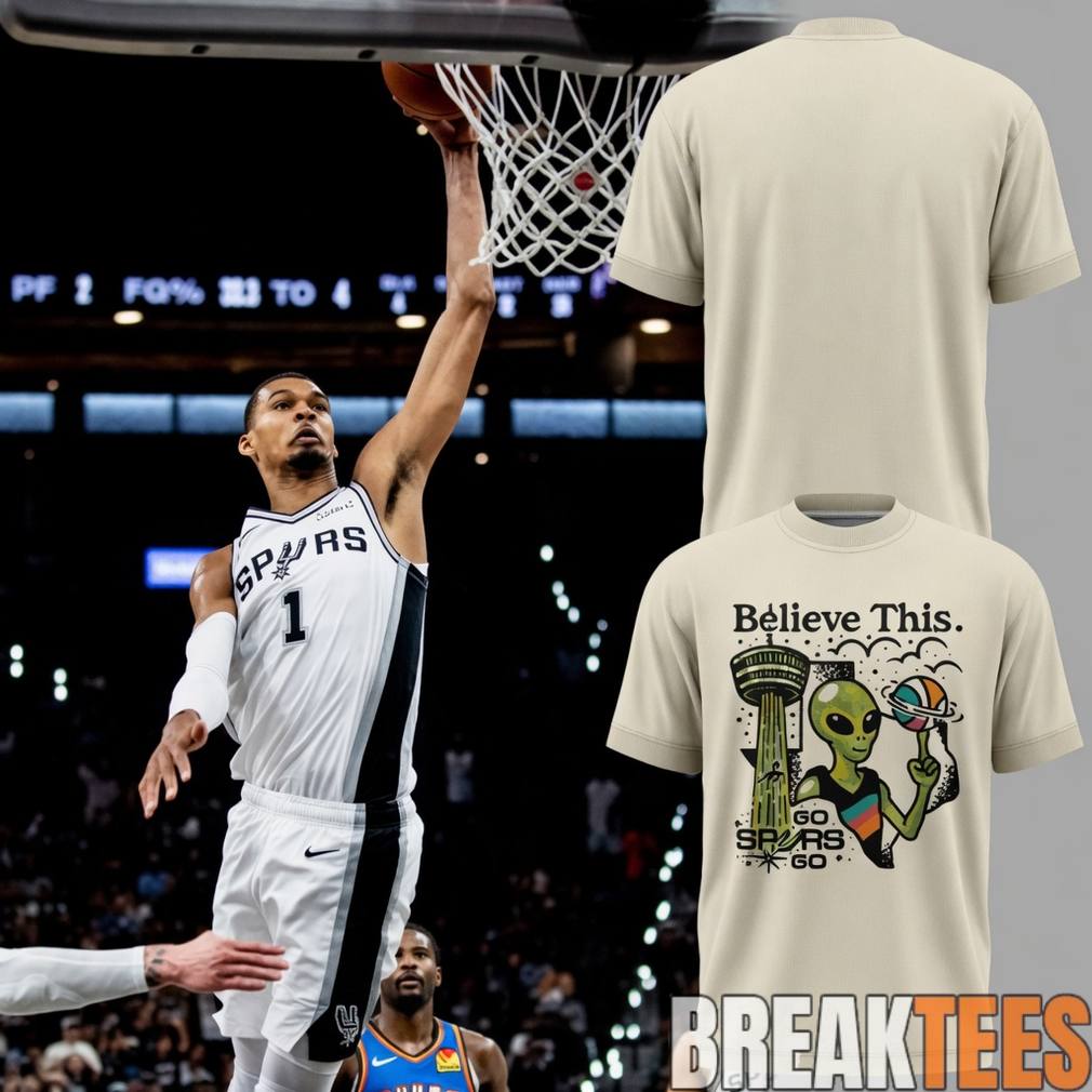 San Antonio Spurs Wemby Alien Shirt