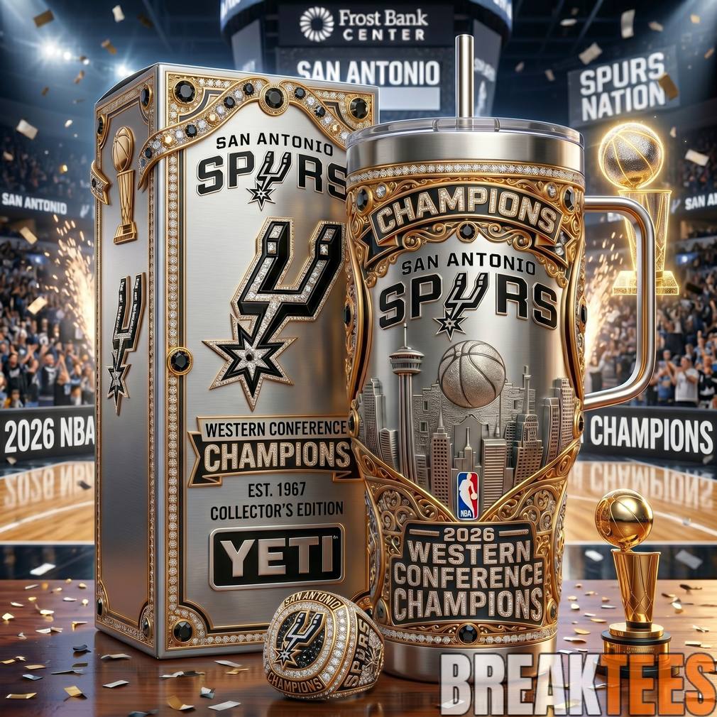 San Antonio Spurs Western Conference Champions 2026 Tumbler