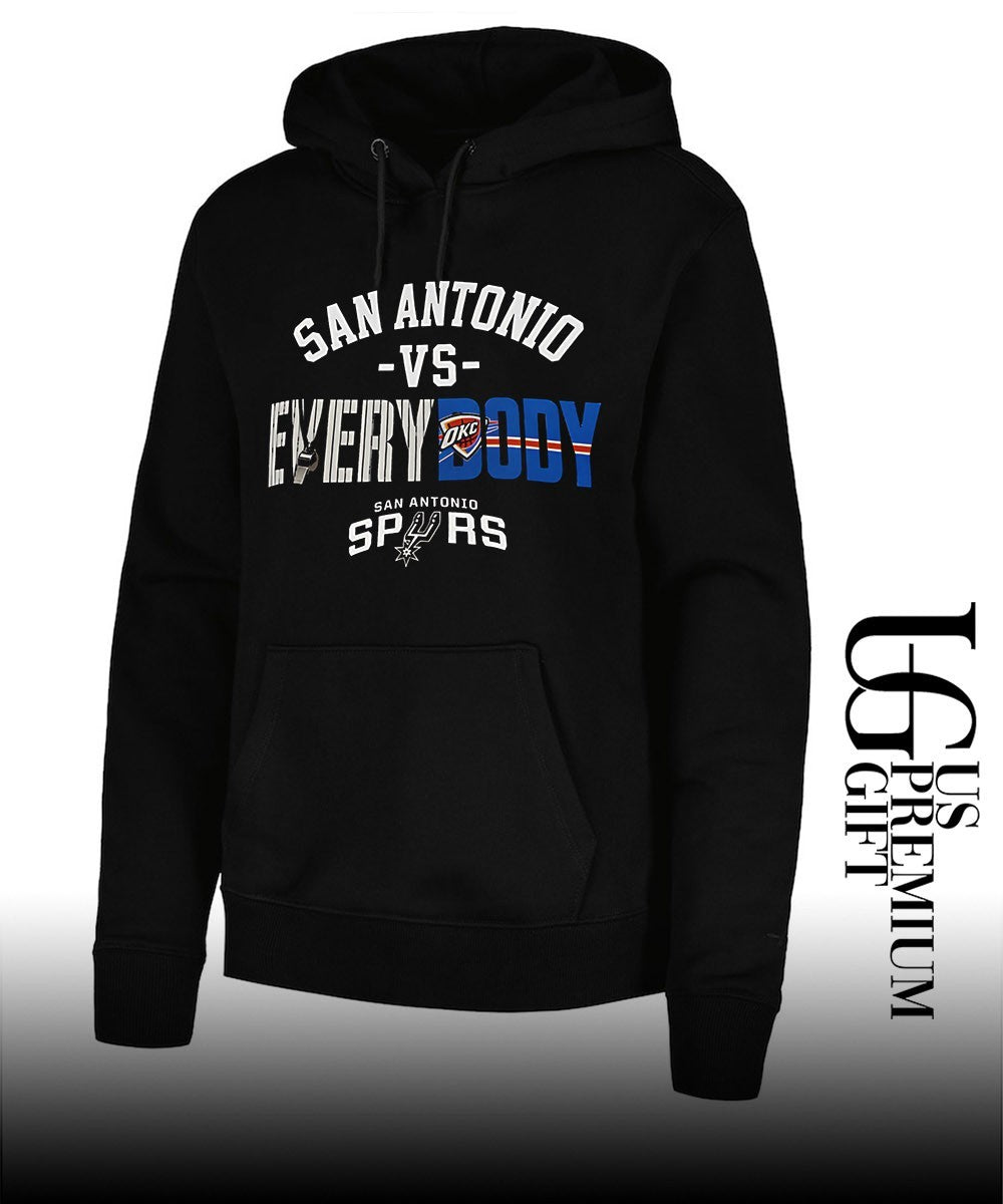 San Antonio vs Everybody Oklahoma City Thunder NBA shirt