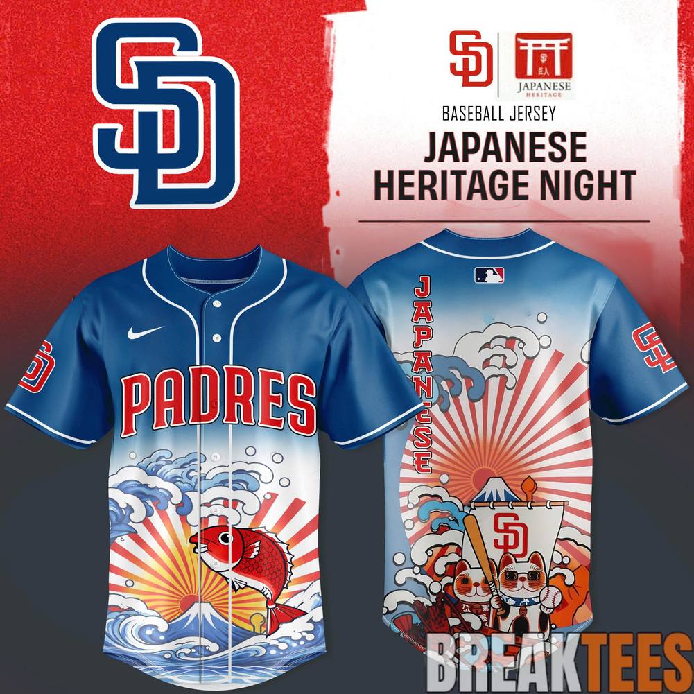 San Diego Padres x Japanese Heritage Night Special Jersey