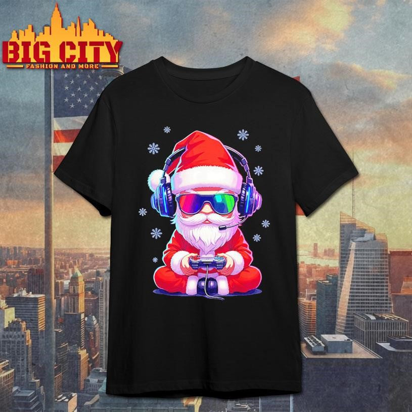 Santa Gaming Christmas Shirt