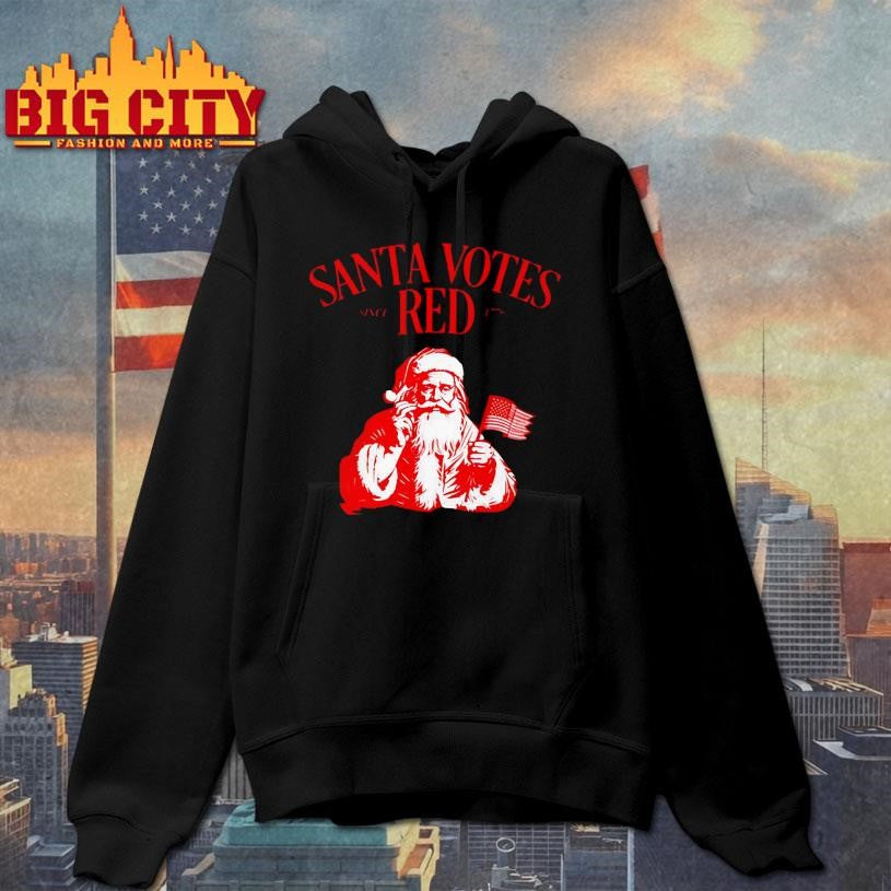 Santa Votes Red Since 1776 Christmas Shirt
