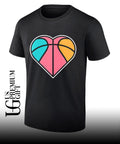 Satx basketball heart San Antonio Spurs NBA shirt