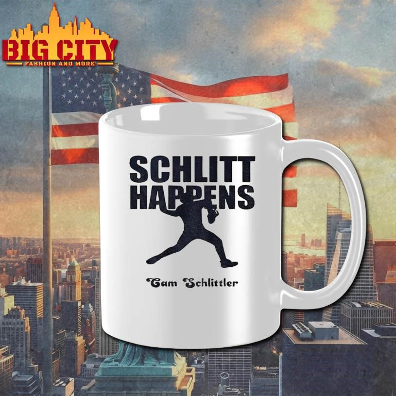 Schlitt Happens Cam Schlittler New York Yankees Baseball Vintage Shirt
