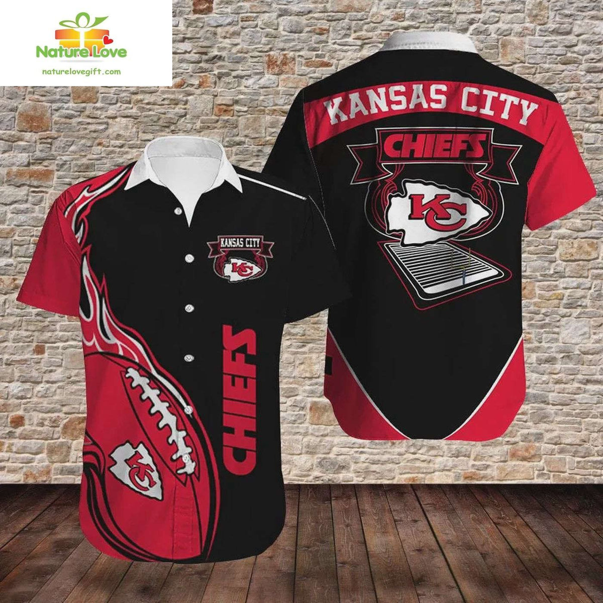 Kansas City Chiefs Hawaiian Shirt Football Fan Gift