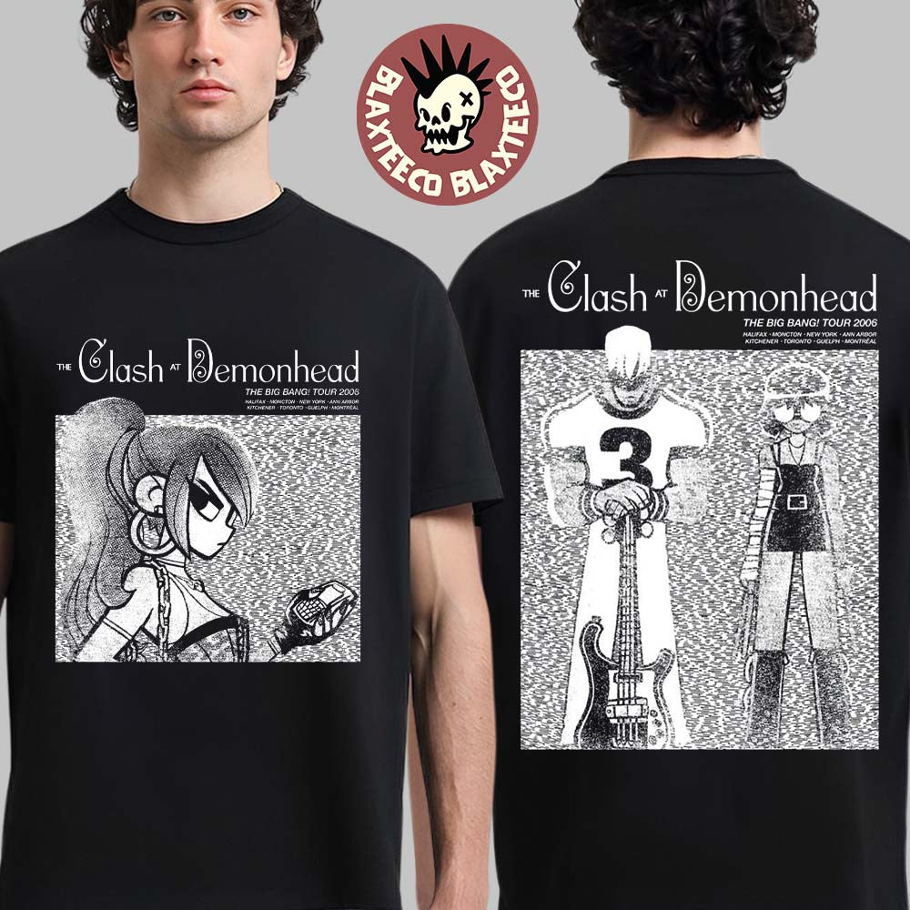 Scott Pilgrim Vol 3 Scott Pilgrim And The Infinite Sadness 20th Anniversary Merch The Clash At Demonhead The Big Bang Tour 2006 T-Shirt