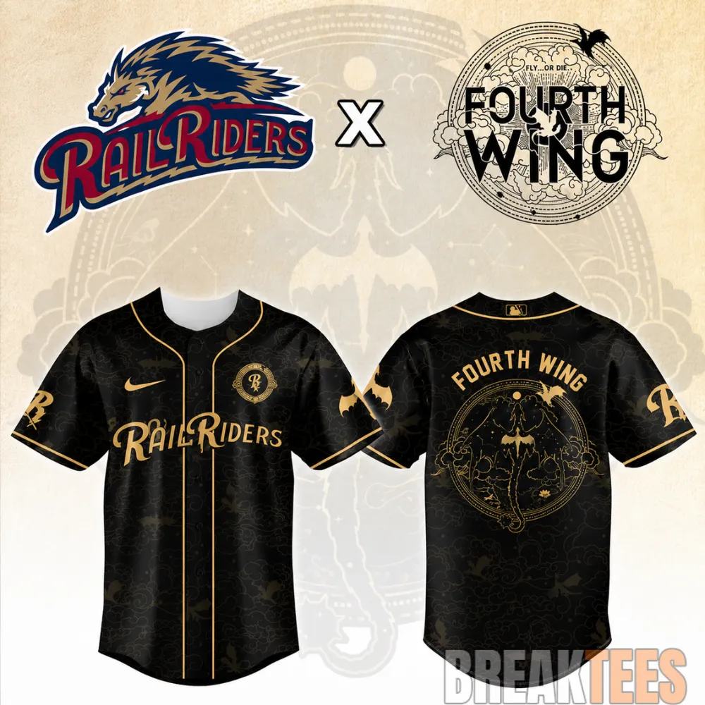 Scranton Wilkes-Barre RailRiders Fourth Wing Night 2026 MiLB Game Jersey
