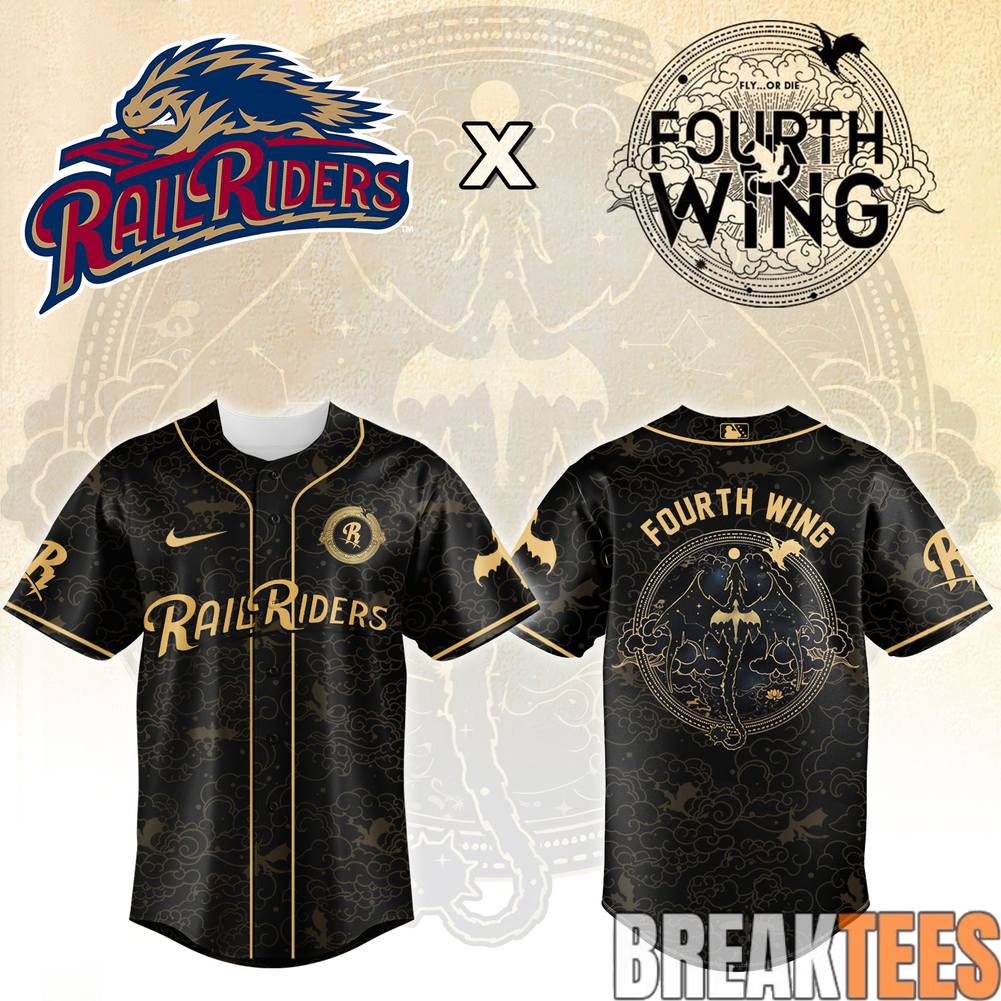 ScrantonWilkes-Barre RailRiders x Fourth Wing Night Special Baseball Jersey