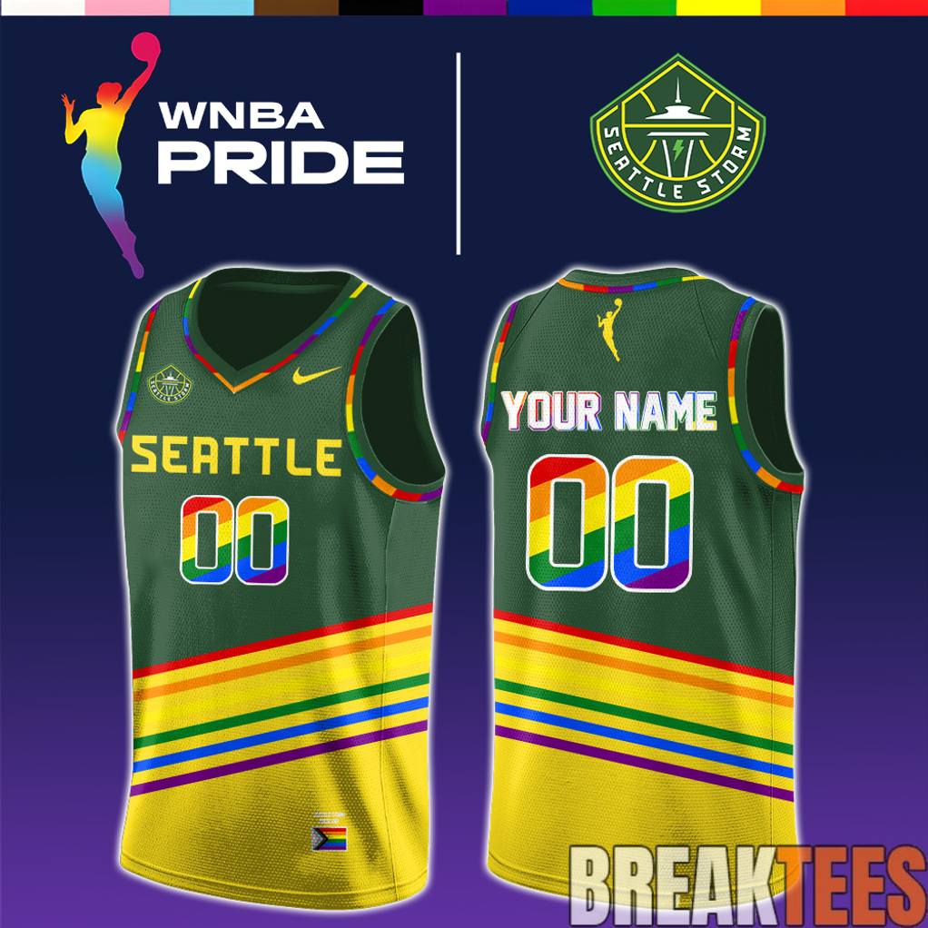 Seattle Storm 2026 WNBA x Pride Day Limited Edition Jersey
