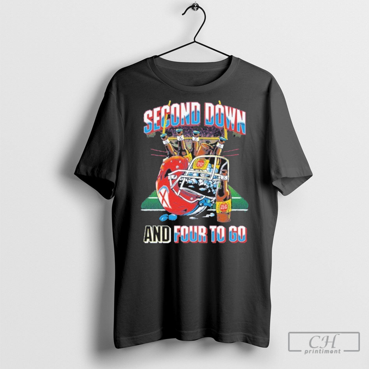Second Down Beer And Four To Go Shirt Tee