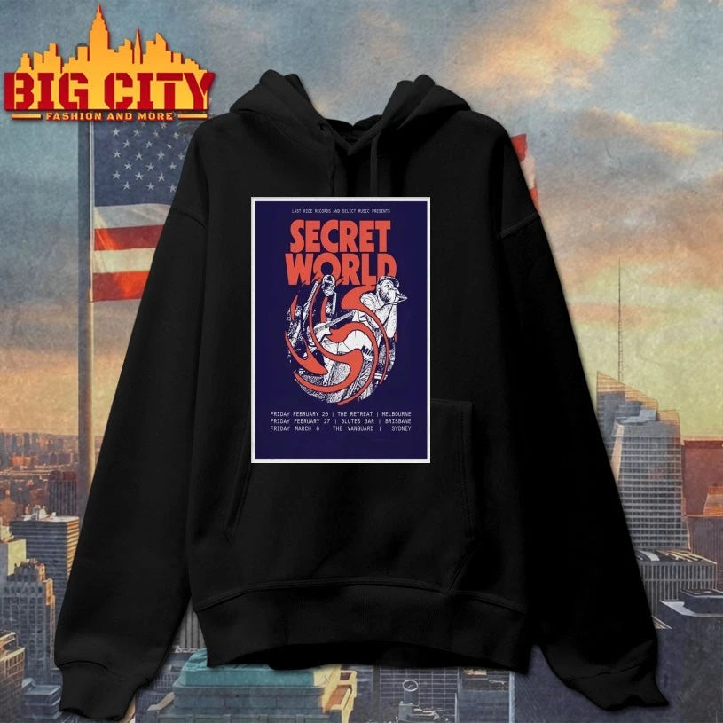 Secret World Australia 2026 Tour Poster shirt